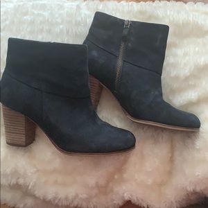 Cole Haan women’s black leather booties